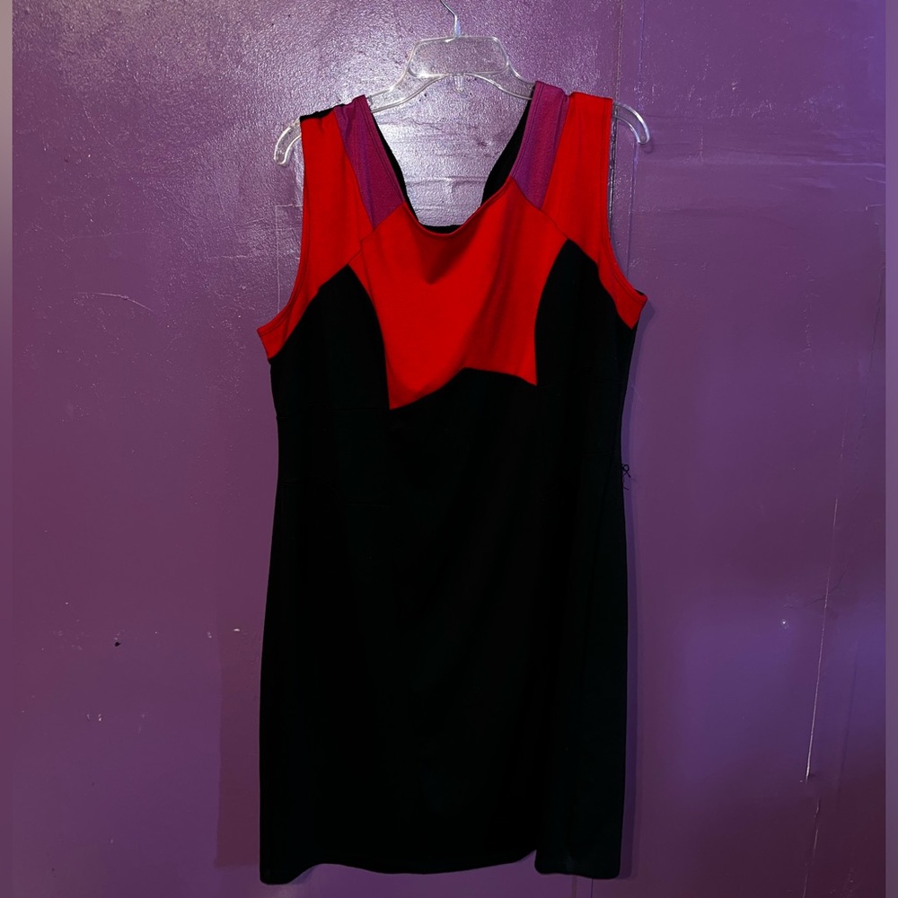 AA Studio AA slim fit multi color dress 18W